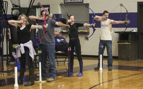 Featured above are National Qualifiers Freshmen Emily Schneider and freshman Beth Blessent, junior Nic Bastion and senior Ben Blessent.