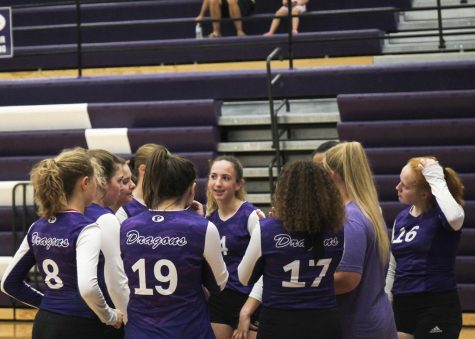 C-team volleyball hosts quad tournament Columbus-Sept. 3