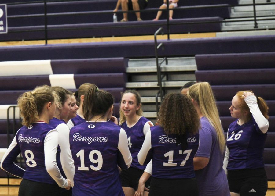 C-team volleyball hosts quad tournament Columbus-Sept. 3