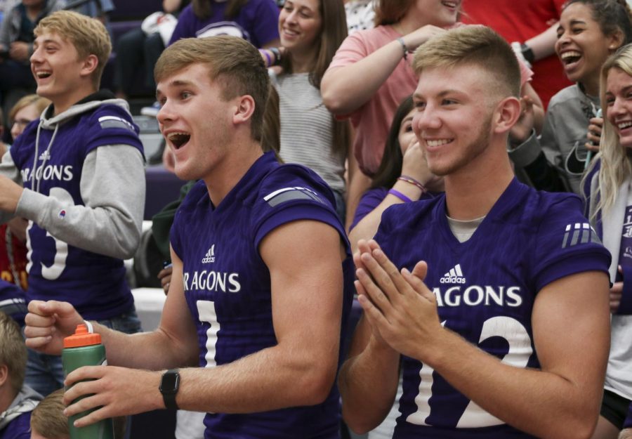 On September 13, StuCo hosted an annual pep assembly to kick off the first home football game against Chanute. 