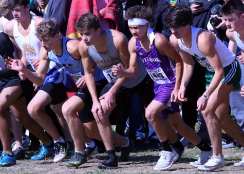 Sophomore Camron Jefferson competed at the 5A state contest at Rim Rock in Lawrence. This was Jefferson's first year competing in cross country. 