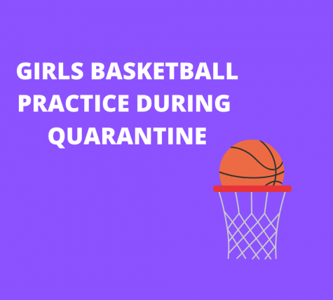 Girls basketball practices during quarantine