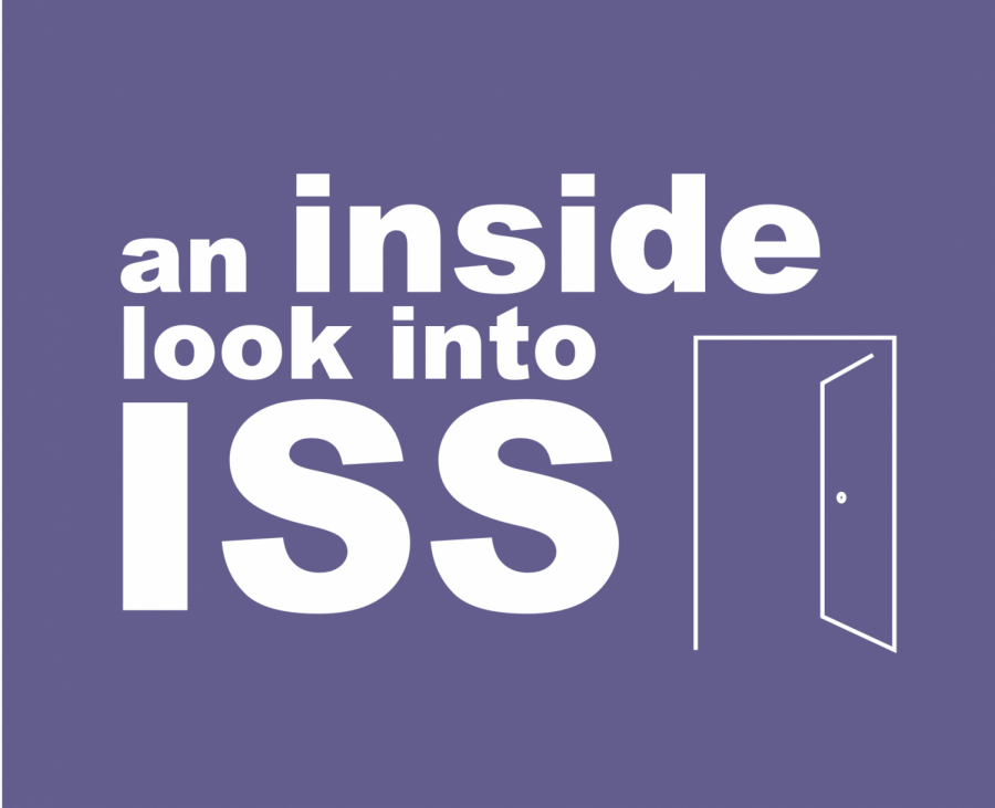 An inside look into ISS headline graphic and line art