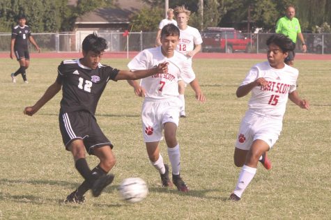 Varsity Boys Soccer vs Fort Scott on Sept. 9, 2021