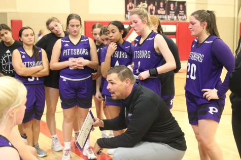 Chris Popp is a new coach for the Girls Basketball team. He recently decided to move from college basketball, to high school basketball. "They have all came a long way, and the girls really work hard," said Popp.