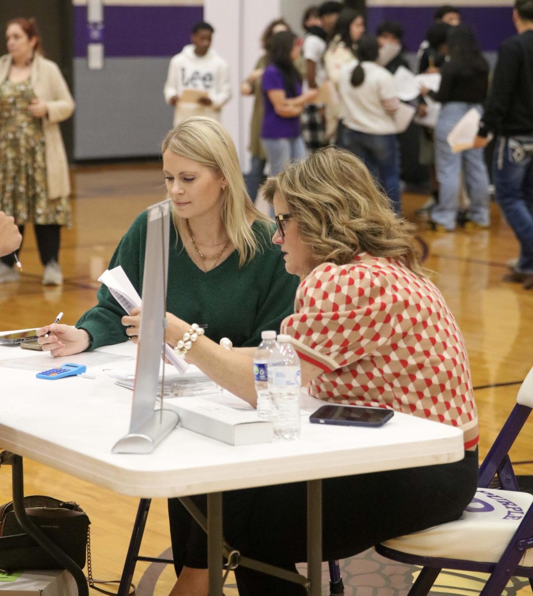 On Oct 8. workers from around Pittsburg, Kansas come to Pittsburg High School to help juniors understand financials. The juniors go table to table to see how much different life items cost. This event is called Financial Literacy