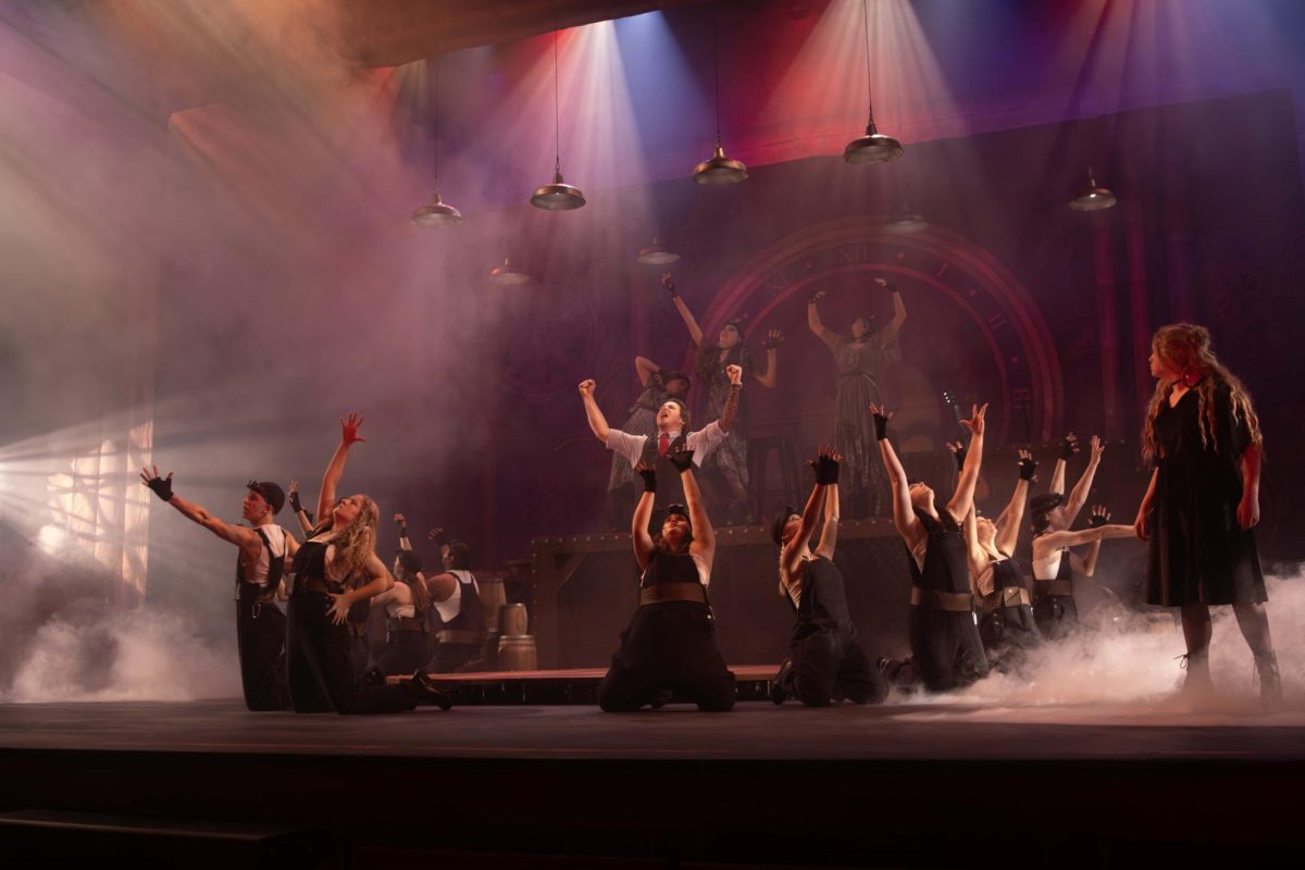 Pittsburg Theatre is Livin' It Up on Top with the teen addition of Hadestown at Memorial Auditoruim on Nov. 20. For the first time, Troupe 3149 had two separate casts. "So I essentially had to learn one half of the show, then the other half of the show through ensemble and then Hades," Junior Townes Sullivan stated. "Which is difficult, but at the same time it's preparing you for what would happen in a real life Broadway situation." 