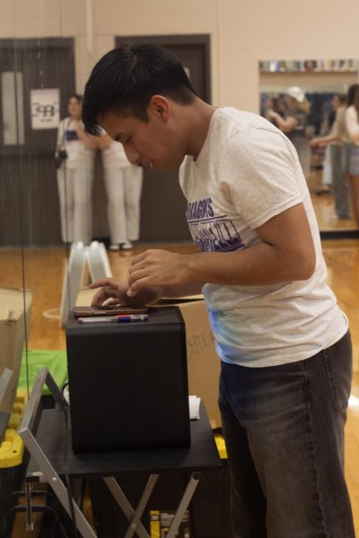 Spanish II teacher Cristian Paxtor. "My interests and hobbies growing up were mainly dance, and I did cheer for two years in high school."